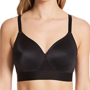 Bali NWT One Smooth U Underwire Bra Full Coverage Bra Black/Taupe Set of 2 - 38D